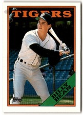 Billy Bean 1988 Topps #267 Detroit Tigers