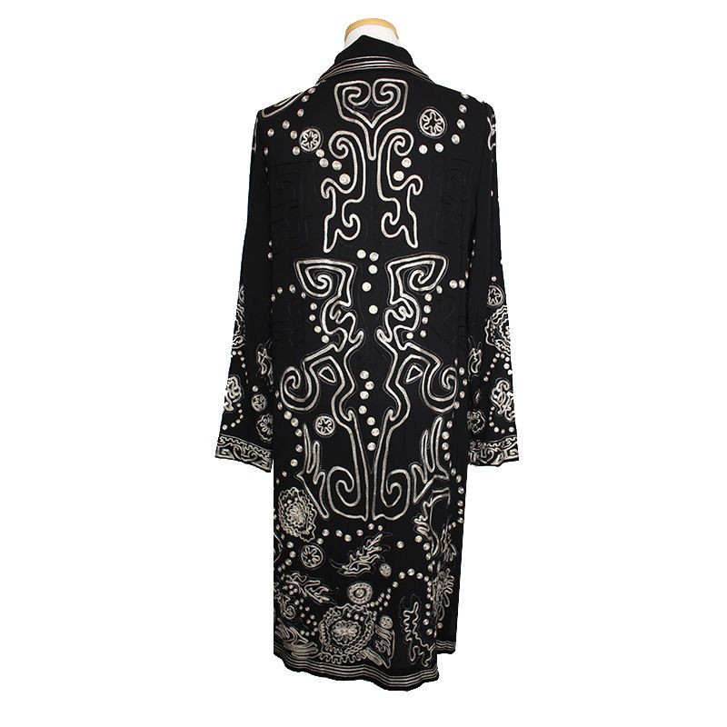 Christian Lacroix Black Silk Long Jacket 44, 55 SKU12345 | eBay Christian Lacroix Black Silk Long Jacket 44, 55 SKU12345 | eBay