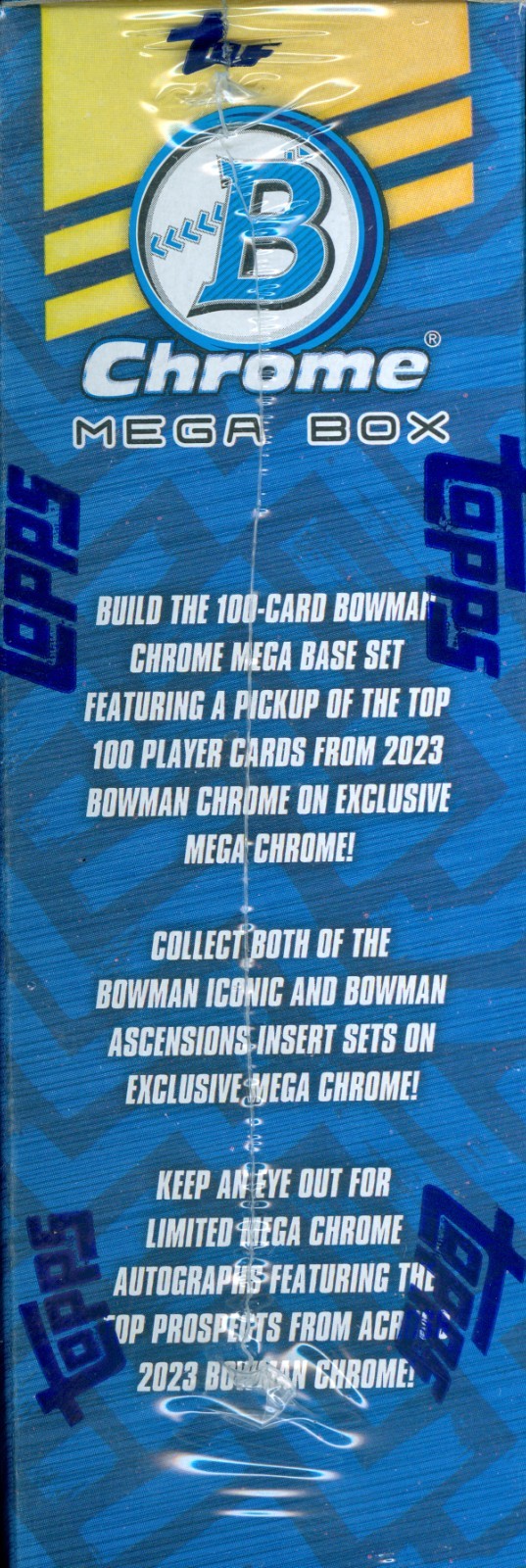 2023 Bowman Chrome Baseball MLB Factory Sealed Mega Box view 3