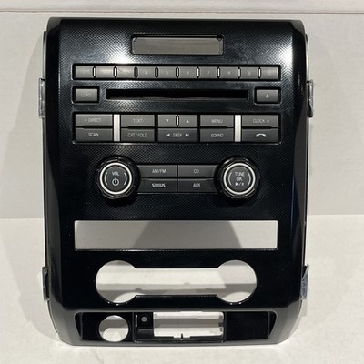 2009-12 F-150 Factory RADIO STEREO Audio Control Panel  black carbon fiber 