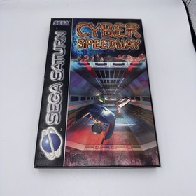 Cyber Speedway Sega Saturn complete with manual tested 