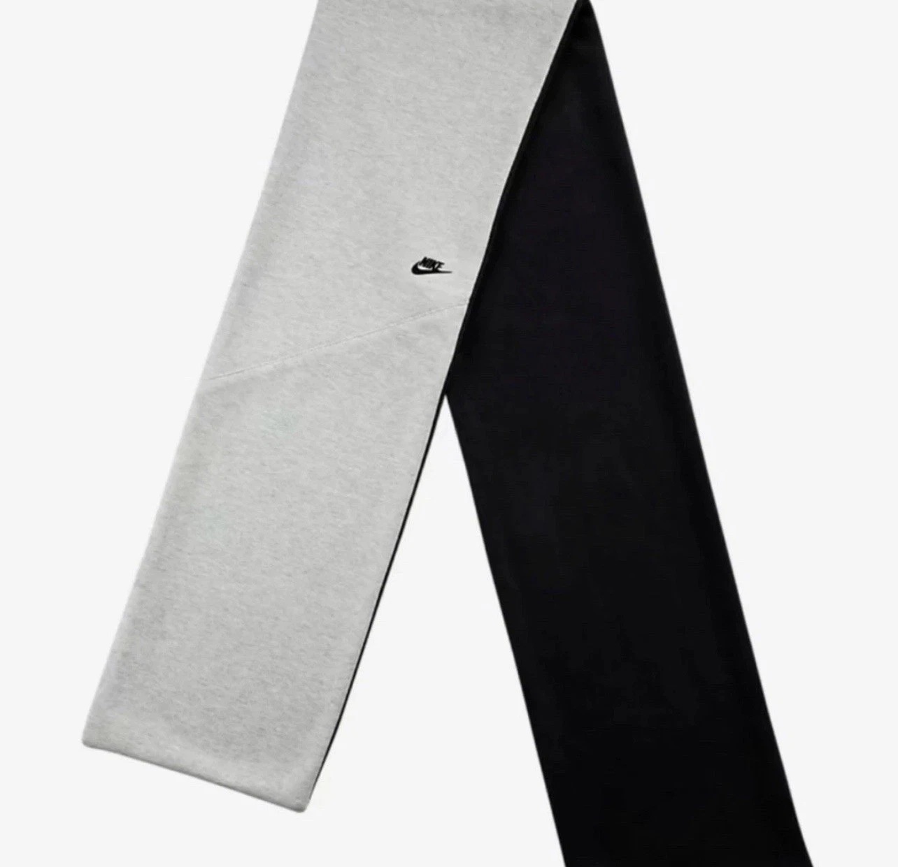 Nike Therma-FIT Tech Fleece Cold Weather Winter Scarf - Grey / Black - NWT $60