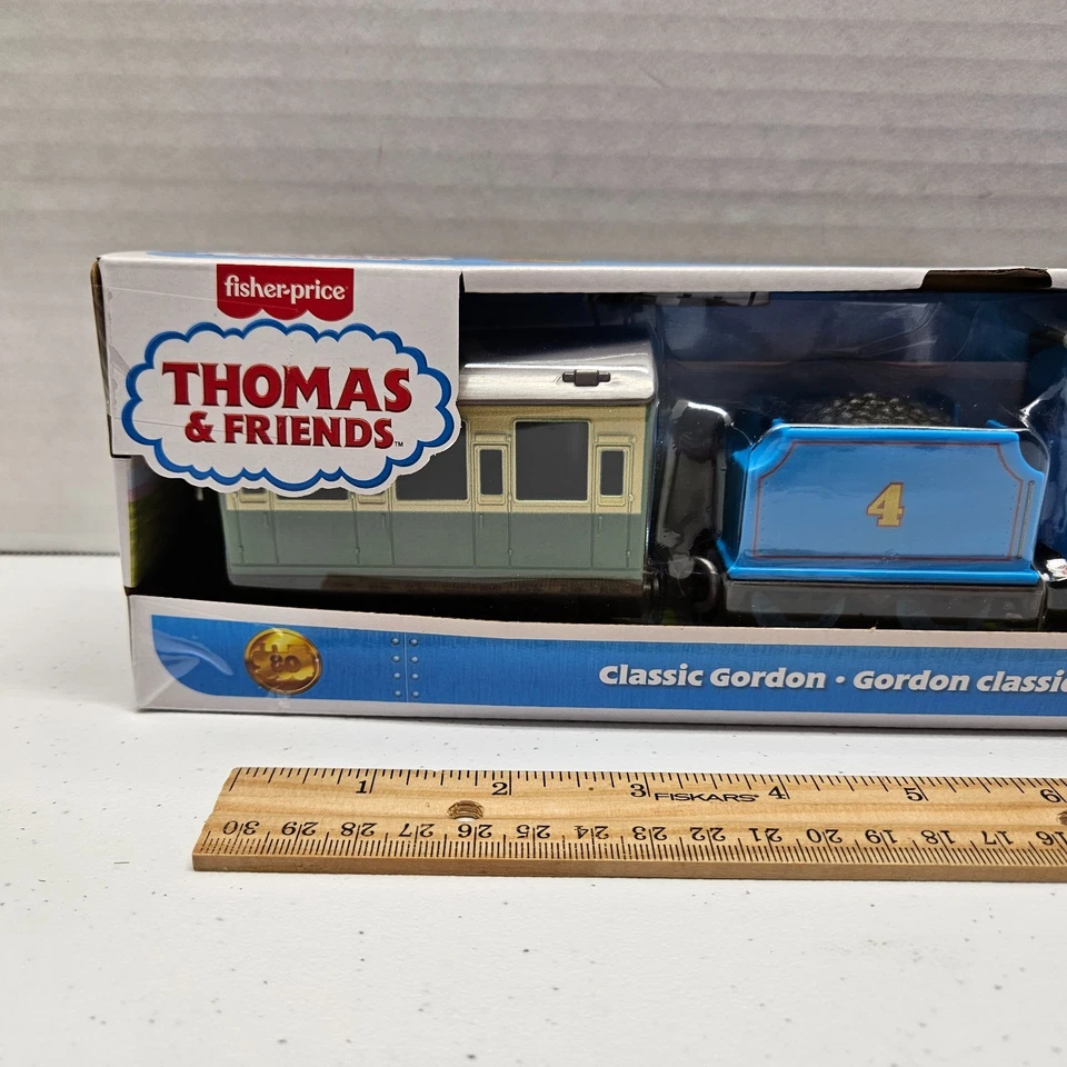 Thomas & Friends CLASSIC GORDON Azul - Trackmaster 80 Aniversario 2025 - NUEVO Foto 3 de 4