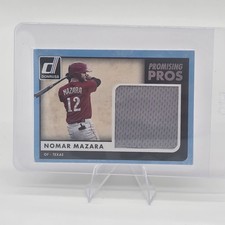 ​2016 Donruss Promising Pros Nomar Mazara RC Rookie Jersey Relic #PPM-NM Rangers