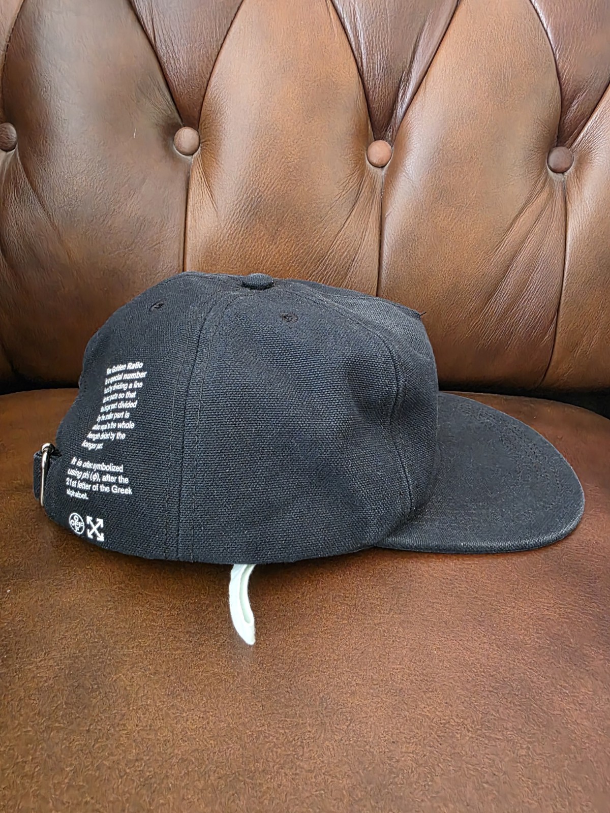Off-white Adjustable Cap Adjustable One Size 100%… - image 2