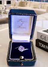 Stunning Platinum Round Brilliant Cut Solitaire Engagement Ring