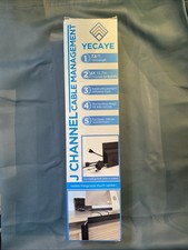 Cable Management Yecaye 7.8  J Channel Cable Raceway Cable Management Under Desk