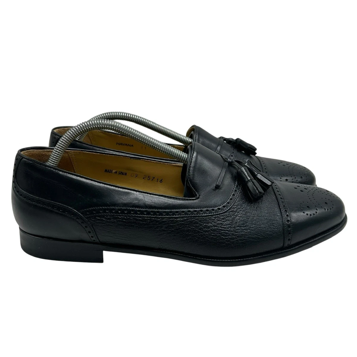 Mezlan Black Wingtip Dress Shoes for Men for sale | eBay display picture 3