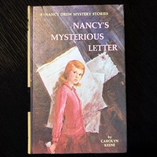 8 Nancy's Mysterious Letter Nancy Drew Mystery Books -1968 (yn-white-endpages)