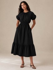 J. Crew Side Cut Out Cotton Poplin Dress Size 8T
