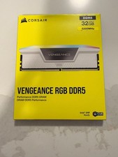 Corsair Vengeance RGB Pro 32gb DDR5 RAM White Edition (6000MHz, 2x16GB)