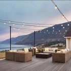 DELight Outdoor String Lights 200Ft with 2PCS 10Ft Poles 59 1/12Ft Steel Cable — photo 6