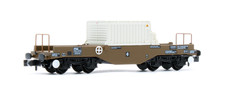 Graham Farish 377-802A BR FNA Nuclear Flask Wagon Sloping  floor new N gauge