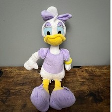Disney Daisy Duck Plush Stuffed Animal With Classic Purple Outfit Toy