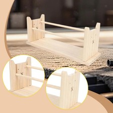 Wooden Tabletop Paper Roll Dispenser Storage Stand Multipurpose Drawing Paper