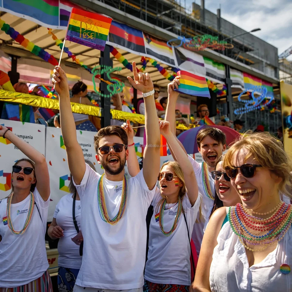 Paquete de 72 cuentas coloridas para fiestas - Mardi Gras como, Pascua, graduación, Eid y más Foto 4 de 4