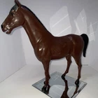 HORSE VINTAGE MARX BEST OF THE WEST JOHNNY WEST -   BROWN HORSE