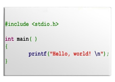 Hello World Script Programmer Software Quality Assurance Solution Fridge Magnet