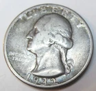 1932 S * SAN FRANCISCO * Silver WASHINGTON QUARTER * As Seen * USA FREE SHIP