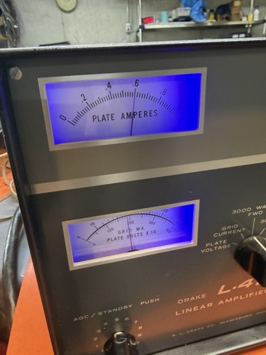 Drake L-4B Ham Radio Linear Amplifier 2 Taylor 3-500Z Tubes With Soft Start Used