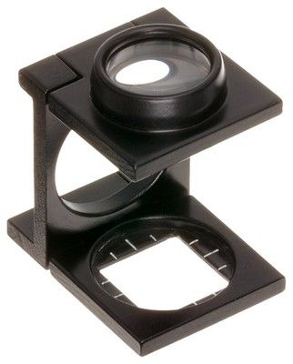Donegan V388-1/2 Thread Counter Linen Tester Magnifier, 8X Mag, 1/2'' Lens