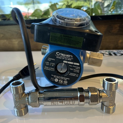 #ad #ad Crispaire CP 11 MYF Instant Hot Water Recirculating Pump Kit 10 GPM Timer Open B $47.97