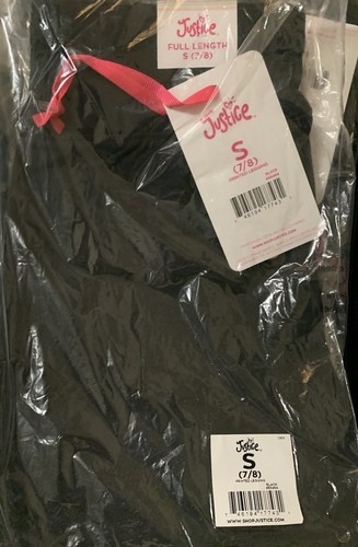 Leggings Justice Girls Negro Ombre 7/8 Largo Completo Cintura Elástica Logo - Imagen 7 de 10