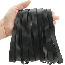 30PCS Large Rubber Bands Heavy Duty Size 107 Black Elastic Long Rubber Bands