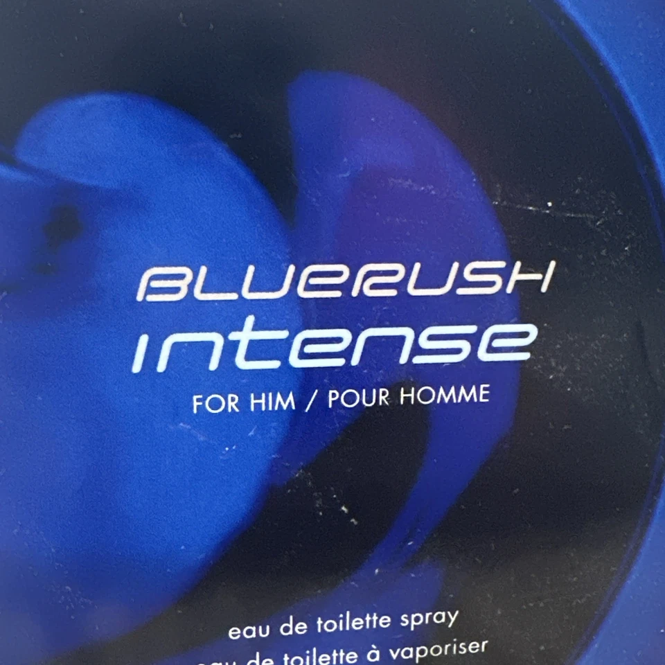 Avon Blue Rush Intenso Para Hombres Eau De Toilette Spray 2.5 fl oz Descontinuado *Nuevo Foto 3 de 4