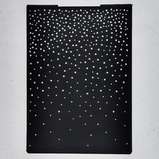 Merry Christmas Snowfall Snowflake Dots Background Plastic Embossing Folders ...