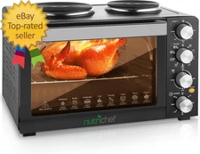 Kitchen Convection Oven  Electric Countertop Rotisserie Toaster Oven Cooker