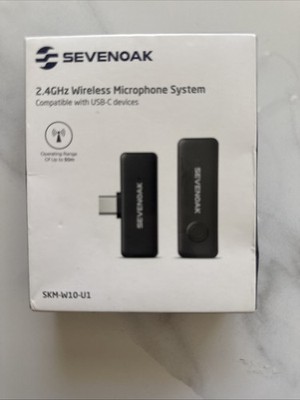 Sevenoak Wireless Lavalier Microphone,USB-C Wireless Clip on Mic (SKM-W10-U1)