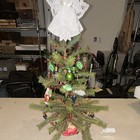 Artificial Pre-Lit Tabletop Christmas Tree w/ Angel Topper, 24”tall x 15”wide — photo 9