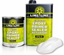 Line Line Automotive Grade 2k Epoxy Primer Direct To Metal - White - 2 Quart Kit