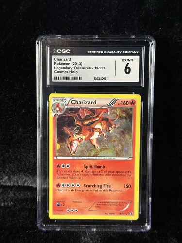 Charizard graded CGC 6 for sale on eBay