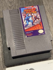 Mega Man 2 Nintendo NES carrello autentico e manuale istruzioni testato!