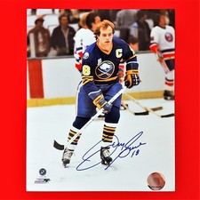 Autographed Danny Gare Buffalo Sabres Photo - X2