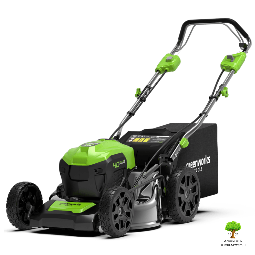 TOSAERBA RASAERBA GREENWORKS GD40LM46SP SEMOVENTE 40V SOLO CORPO MACCHINA