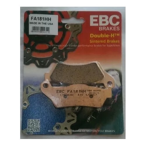 EBC FRONT Disc Brake Pads Fits HONDA SH125 (2 piston caliper) (2014 to EBC FRONT Disc Brake Pads Fits HONDA SH125 (2 piston caliper) (2014 to