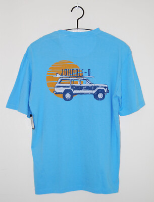 NWT johnnie-O. Men's Maliblu Blue Surf Wagon SS Crew T-Shirt sz  M L XL