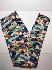 Multicolor Lularoe Disney Olaf OS Leggings Pre-Owned