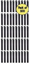 109MM Black Tubes  100 Pack  Pop Top Tubes 4.75"