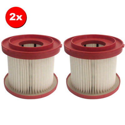 2x Filter für Milwaukee Akku-/Nass-/Trockensauger M18 VC-0 M28 VC-0 M18VC2-0