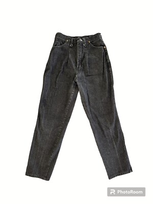 Wrangler vintage 70s made in USA stone wash black jeans size 13/14