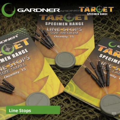 Gardner Tackle Target Line Stops - Karpfen Tench Stachel Bream Chub Grobangeln