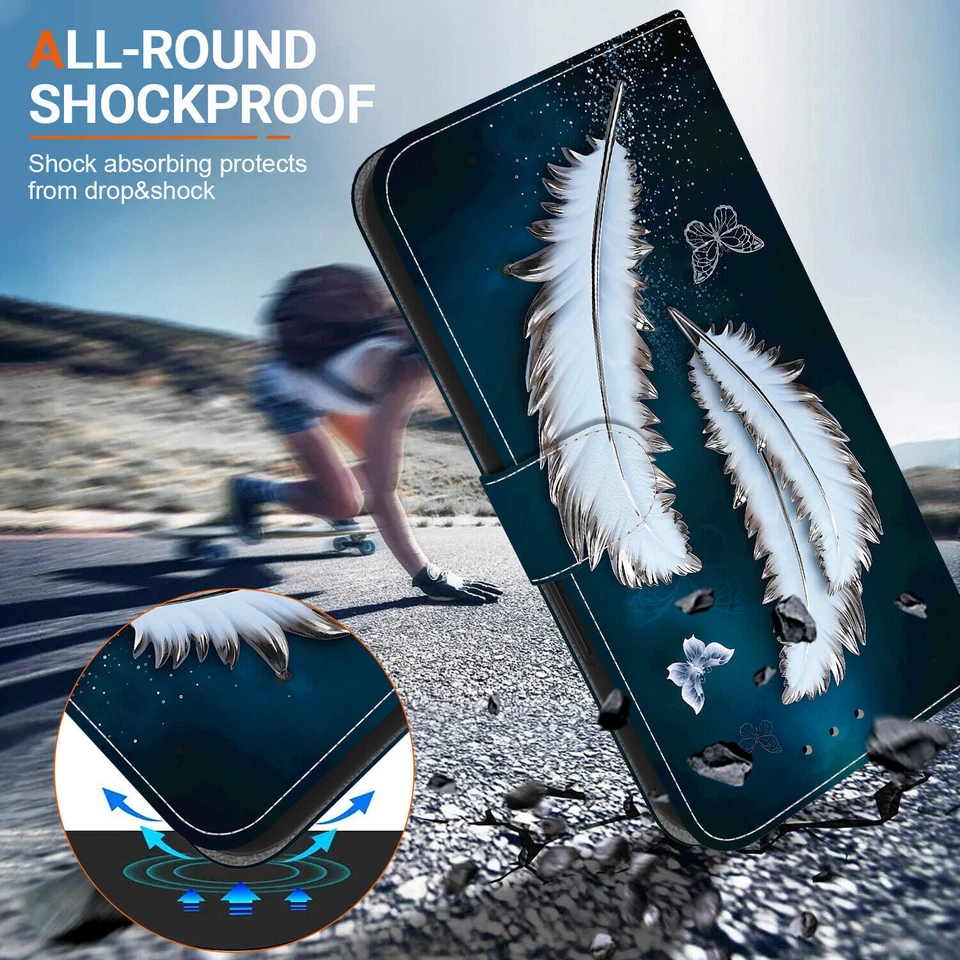 Flower Butterfly Wallet Phone Case for OnePlus Nord CE 4 Lite N100 N200 N20 N30 - Image 4 of 4