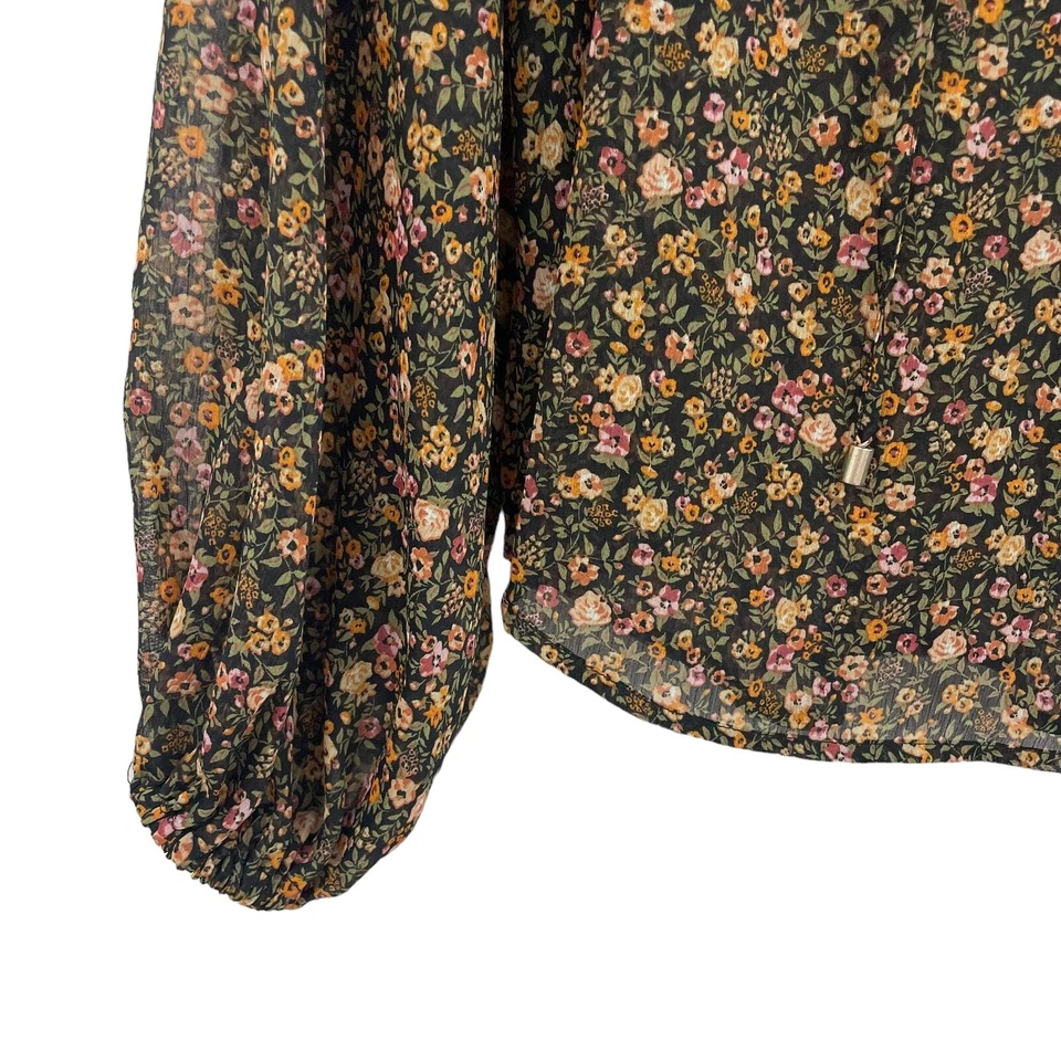 Blusa Multi Amaya Manga Blusa Floral Rosa Viskpink Mujer XS Foto 3 de 4