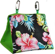 A  E Cages Soft Caged Bird Tent 5.25" x 4.75" x 4.5" Fabric Keet Tiel Cozy Bed