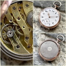   Antique  Silver 0.800  old pocket watch