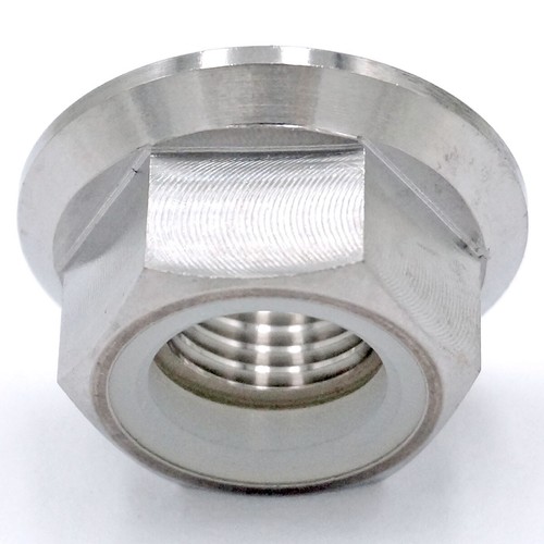 2pcs M5/M6/M8/M10/M12/M14 GR5 Titanium Screw Nylon Lock Nuts With Flange Bicycle - Picture 63 of 66